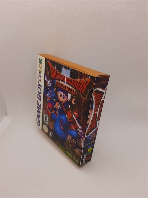 Game Boy Dragon Warrior Monsters Box Cover Only Etsy