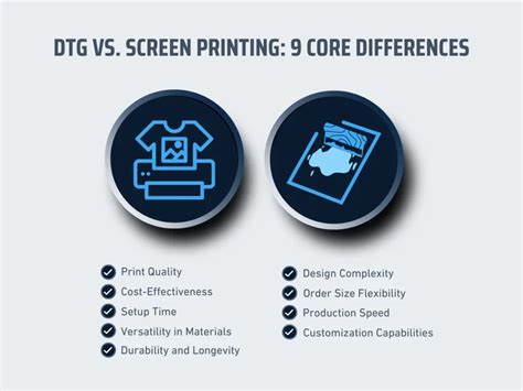 Dtg Vs Screen Printing 9 Core Differences