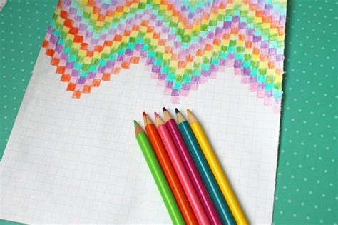 Easy Grid Graph Paper Art Design Ideas For Kids