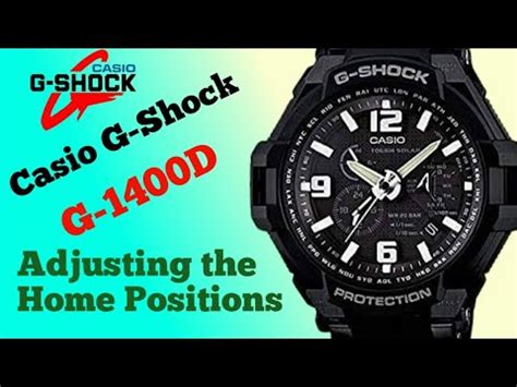 How To Reset Casio G Shock G D How To Adjusting The Home Positions