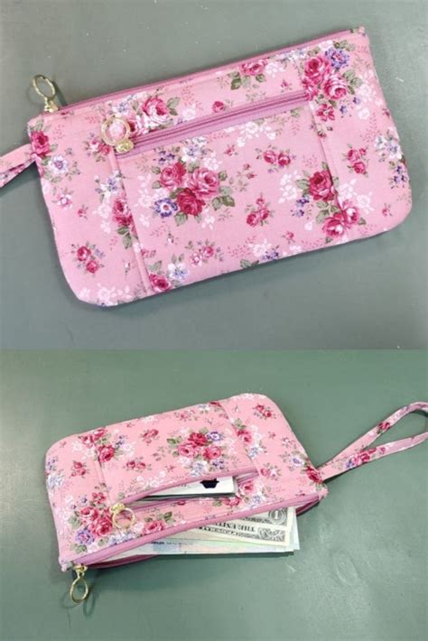 Sewing Gift Idea How To Make A Double Zipper Clutch Bag Fabric Long