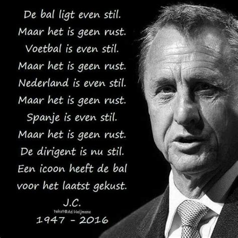 Pin Van Fons Quix Op Johan Cruyff Voetbal Football Nederland