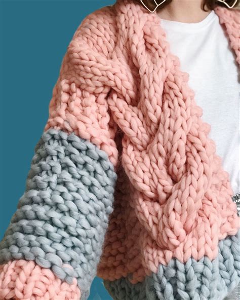 Pin Em Cardigan Crochet Knit Aesthetic