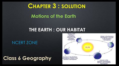 Chapter Motions Of The Earth Solution Class Geography