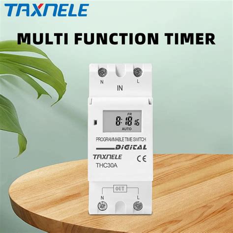 Weekly Days Programmable Digital Timer Switch Thc A Relay Timer