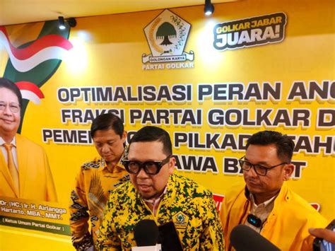 Partai Golkar Dorong Ridwan Kamil Tetap Maju Di Pilgub Jabar Jadi