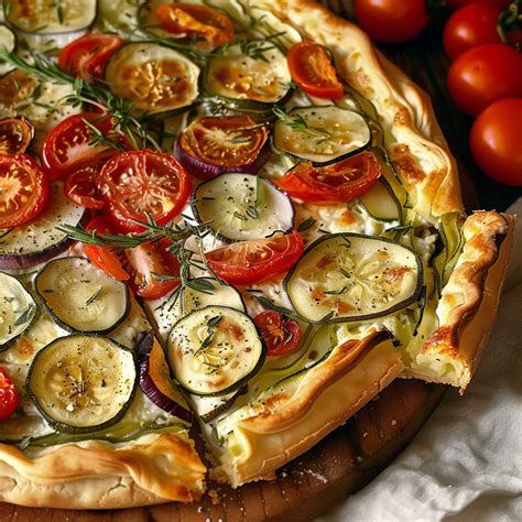 Recette De Tarte Aux Courgettes Tomates Oignons