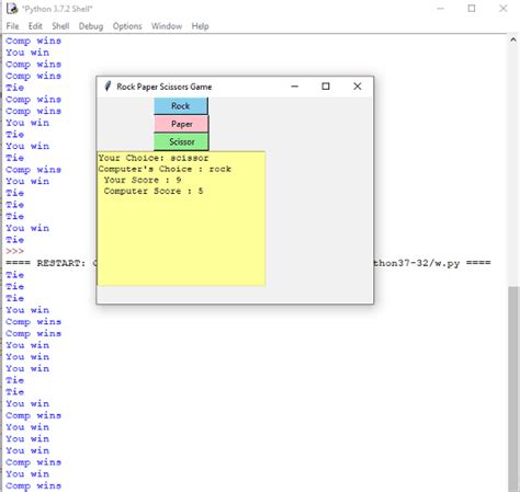 Rock Paper Scissors Game In Python