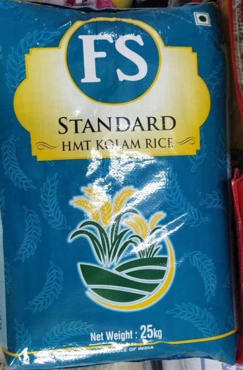 Fs Standard Hmt Kolam Rice Packaging Type Plastic Bag Packaging Size