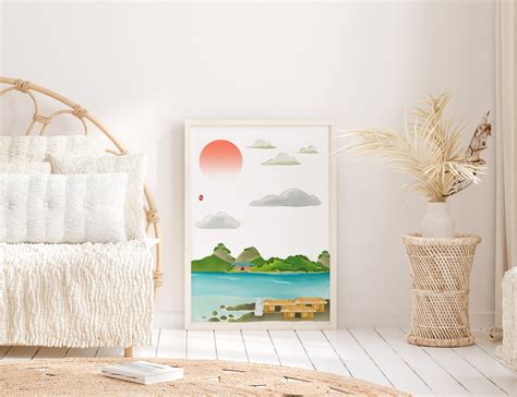 Jeju Island Jeju Island Art Jeju Island Wall Art Jeju - Etsy