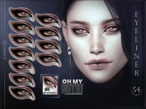 The Sims Resource Oh My Goth Eyeliner