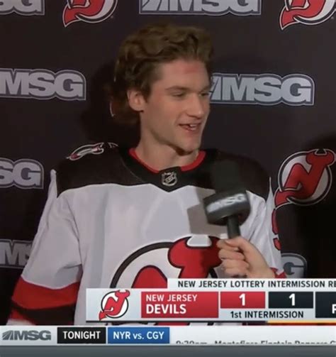 Dawson Mercer Rising Star Of The New Jersey Devils