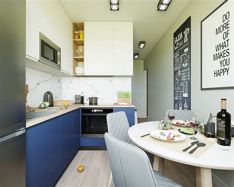 Дизайн квартиры 50 м.кв. Apartment design 50 sq.m. :: Behance