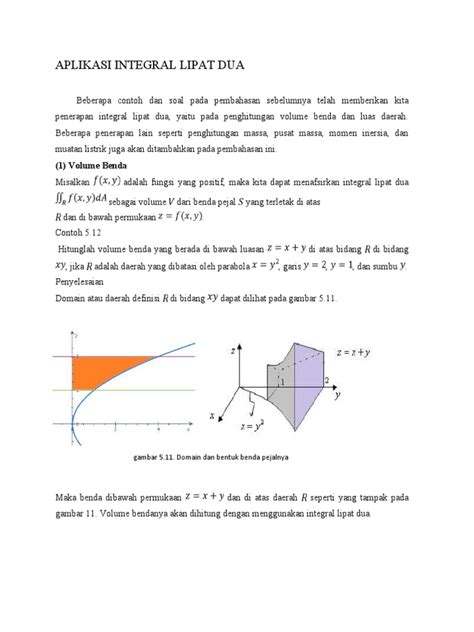 Aplikasi Integral Lipat Dua Pdf