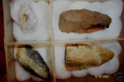 INDIAN ARTIFACTS WOODLAND PERIOD TOOLS/POINTS WISCONSIN | #33131105