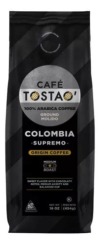 Tostao Cafe De Arabica Colombiano Puro Supremo Env O Gratis