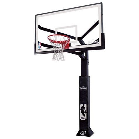 Spalding 86604AGP Arena View 60" Glass In-Ground Basketball System ...