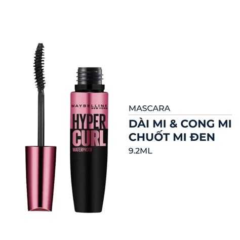 Mascara Cong D I Mi Maybelline Hyper Curl Volum Express Waterproof Ml