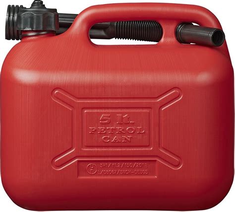 Rode Jerrycan Watertank Benzinetank Liter Voor Water En Benzine