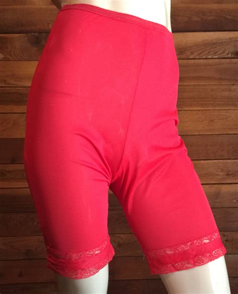 Vintage Lingerie S PINEHURST Red Size Pettipants Etsy