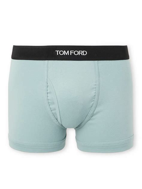 Tom Ford Stretch Cotton Boxer Briefs Blue Tom Ford