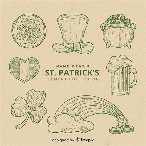 Free Vector St Patricks Day Element Collection