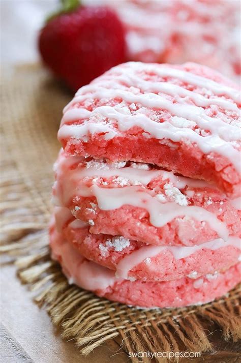 Strawberry Cookies Swanky Recipes