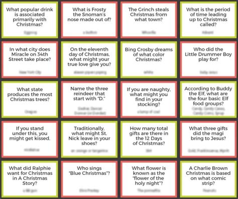 Free Printable Christmas Trivia - Hey, Lets Make Stuff - Worksheets Library