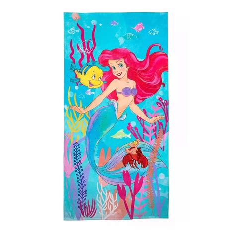 Disney Store Ariel The Little Mermaid Beach Towel