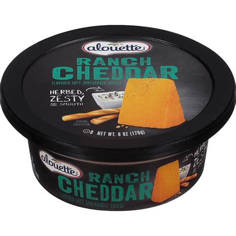 Alouette Ranch Cheddar Flavored Soft Spreadable Cheese | Specialty ...