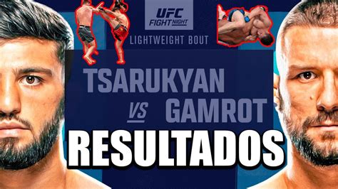 Arman Tsarukyan Vs Mateusz Gamrot Resumen Y Resultados Youtube