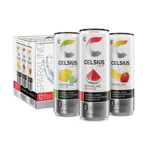 Celsius Sparkling Poolside Energy Drink Variety Pack Cans Pk