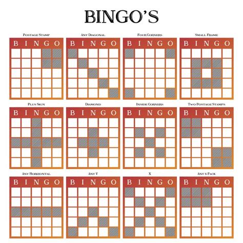 Bingo Pattern Examples 13 Free PDF Printables Mergulhe Na Adrenalina