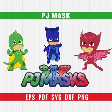 Pj Masks Silhouettes Pj Masks Svg Dxf Eps Pdf Png Cricut Etsy The Best Porn Website