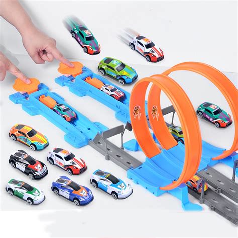 Baby Toys Hot Wheels Ruedas Calientes De Recirculaci N De La Pista De Coche De Los Ni Os De