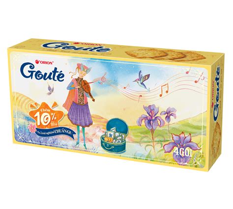 Gouté Crispy Sesame Biscuit - Công ty TNHH Thực phẩm Orion Vina