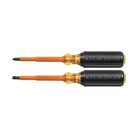 Screwdriver Set, 1000V Insulated Slotted and Phillips, 2-Piece - 33532 ...