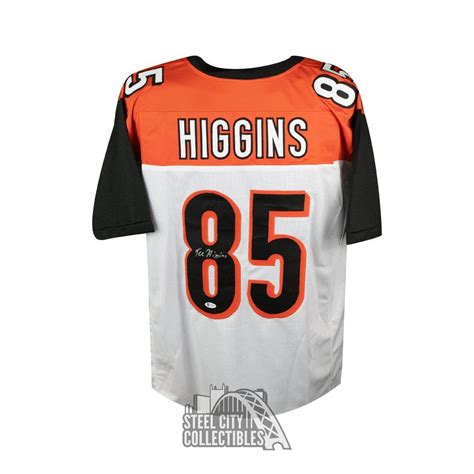 Tee Higgins Autographed Cincinnati Custom White Football Jersey - BAS ...