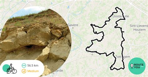 Rond En Bovenop De Balegemse Steen Recreatieve Fietsroute RouteYou