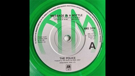 Message In A Bottle The Police Youtube