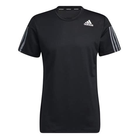 Adidas Training T Shirt Primeblue Aeroready 3 Stripes Black