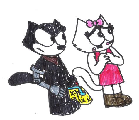 Alternative Felix the Cat and Kitty by MarcosPower1996 on DeviantArt