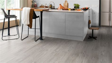 Quickstep Alpha Blos Canyon Oak Grey With Saw Cuts Rigid Click Vinyl