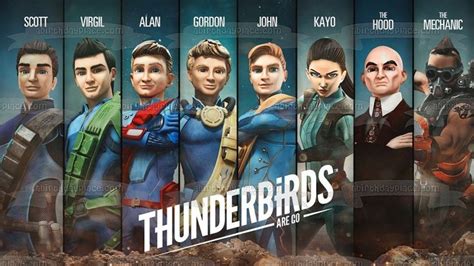 Thunderbirds Are Go Scott Virgil Alan Gordon John Kayo The Hood The