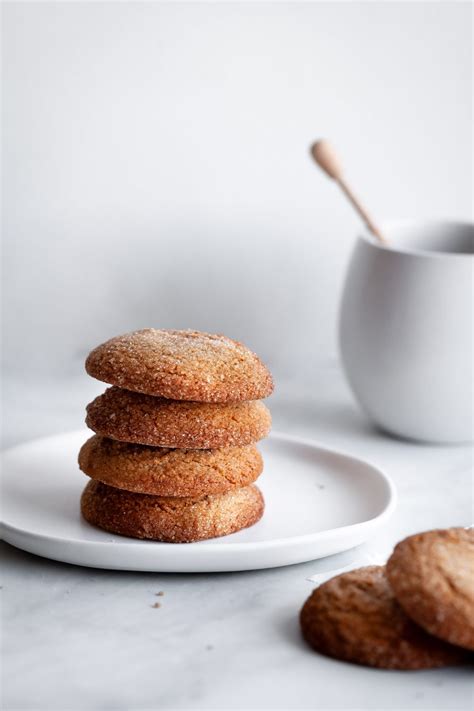 Chewy Vegan Ginger Spice Cookies The Simple Green