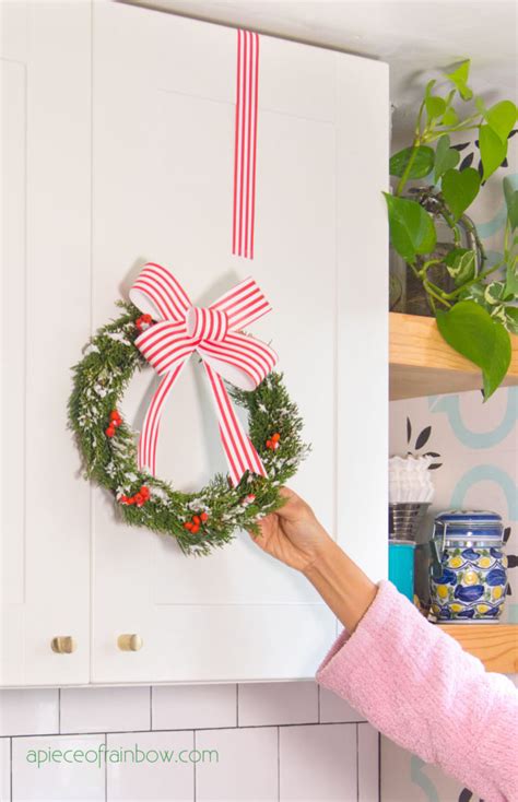 Diy Christmas Kitchen Cabinet Decorations Ways A Piece Of Rainbow