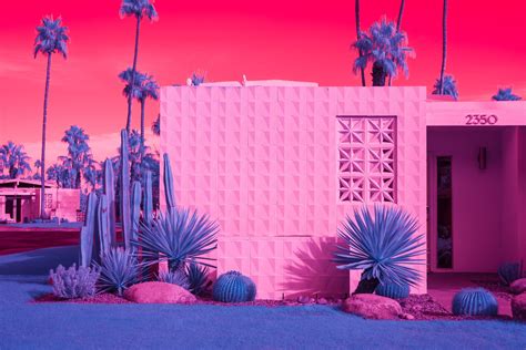 Palm Springs Through Kate Ballis Infrared Lens Ignant