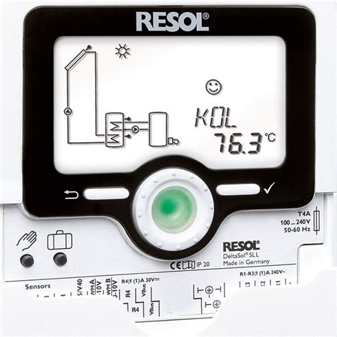 Resol Differenztemperaturregler DeltaSol SLL inkl 3 Fühler