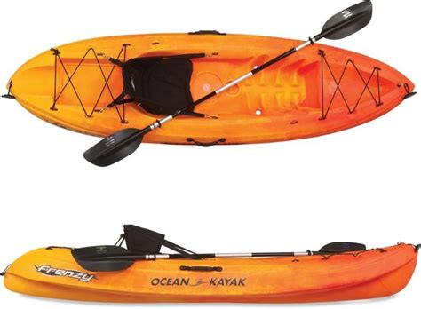 Ocean Kayak Frenzy Sit On Top Kayak With Paddle At Rei