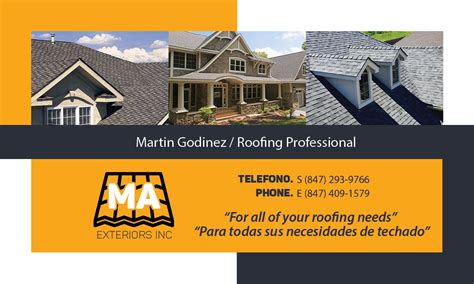 Roofing Business Card On Behance